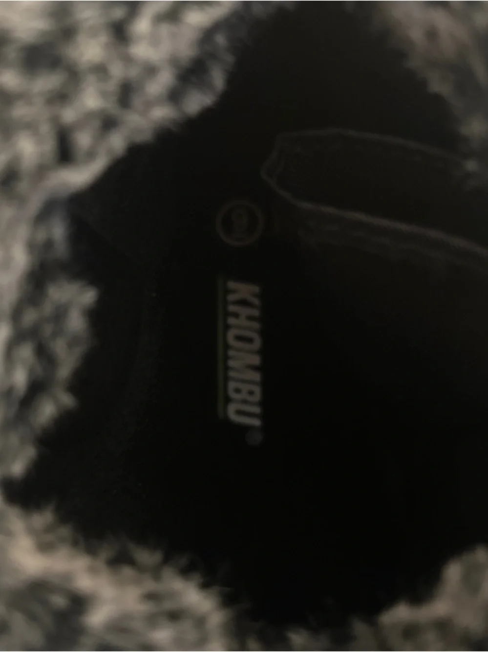 Khombu black suede